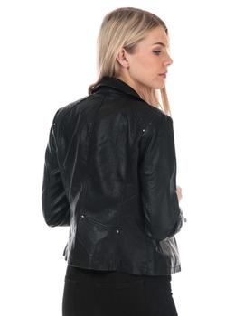 ONLGEMMA FAUX LEATHER BIKER NEGRA