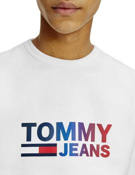 Sudadera blanca logo TOMMY JEANS