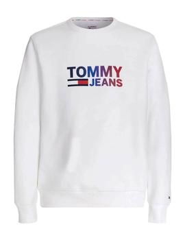Sudadera blanca logo TOMMY JEANS