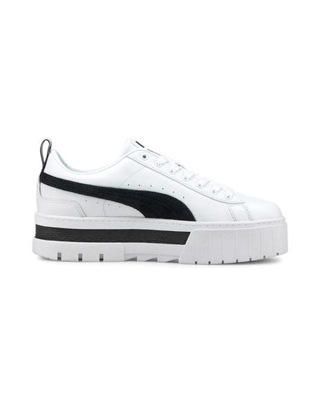 Zapatilla Puma con Mayze blanco-negr