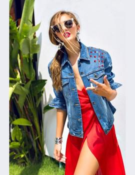 Cazadora Vaquera LASAL Tachas Frida