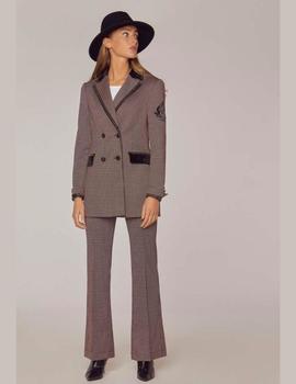 Blazer pata de gallo CHOKOLAT