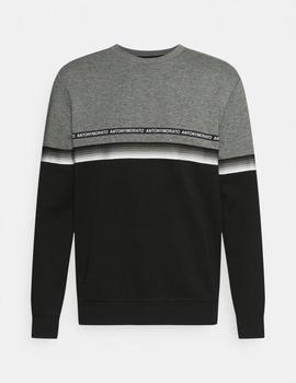 Sudadera gris-negra Antony Morato