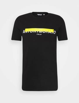 Camiseta negra logo Antony Morato