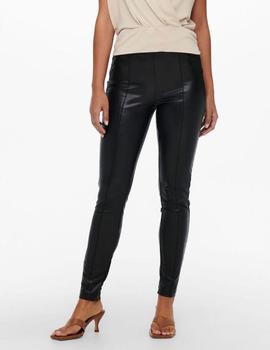 Legging negro de ecopiel Jessie de ONLY