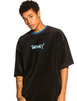 Camiseta Grimey 'Gem Cutting Velvet' - Black