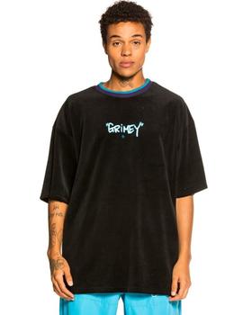 Camiseta Grimey 'Gem Cutting Velvet' - Black