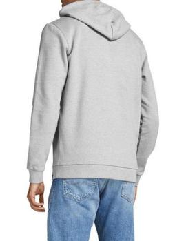 Sudadera gris con capucha JACK JONES