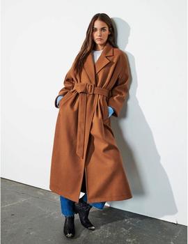 Abrigo largo oversize con cinturon Emma x-long de ONLY