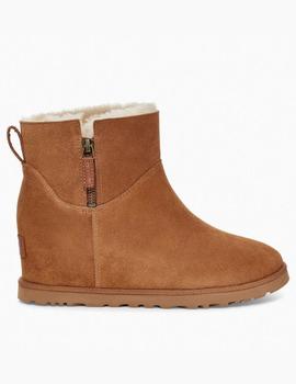 Botas W Classic Femme Zip Mini de UGG color tostado