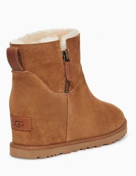 Botas W Classic Femme Zip Mini de UGG color tostado