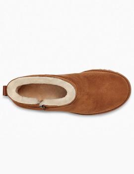 Botas W Classic Femme Zip Mini de UGG color tostado