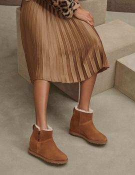 Botas W Classic Femme Zip Mini de UGG color tostado