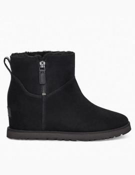 Botas W Classic Femme Zip Mini de UGG en negro