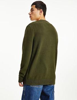 Jersey TOMMY JEANS Essential verde para hombre