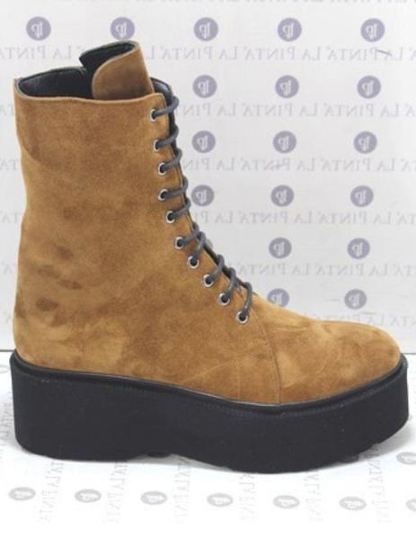 Bota piel SUEDE con plataforma FEELFOUR