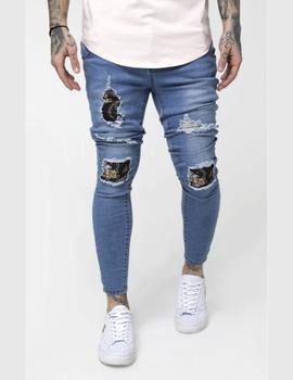 Vaqueros SIKSILK -50% BURST KNEE DENIMS
