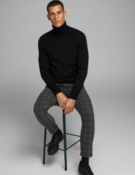 Pantalón chino de cuadros elástico JACK JONES