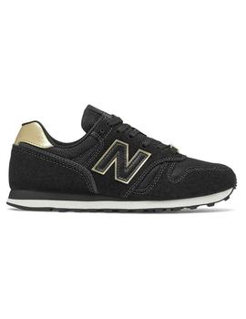 Zapatillas New Balance de mujer Metallic negro-dorado
