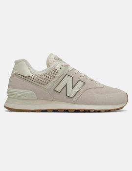 Zapatillas New Balance 574 v2 Ultra Luxe beige blanco mujer