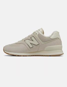 Zapatillas New Balance 574 v2 Ultra Luxe beige blanco mujer