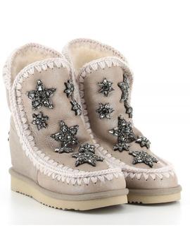 Botas Mou INNER WEDGE SHORT CRYSTAL STARS