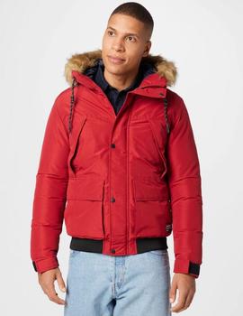 Cazadora Bomber con capucha y pelo extraibles JACK - JONES