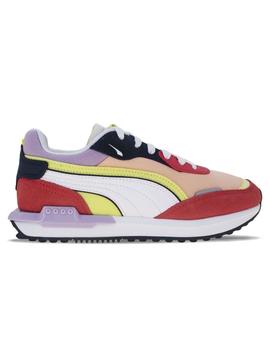 Zapatilla de mujer PUMA City Rider coral