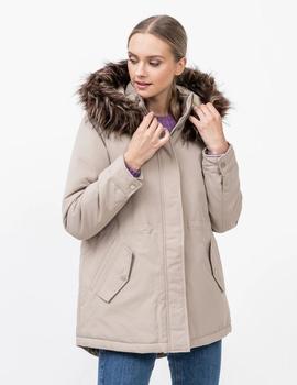 Parka de capucha con pelo extraible de ONLY