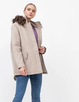 Parka de capucha con pelo extraible de ONLY