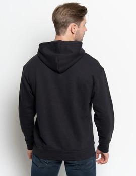 Sudadera de chico negra con capucha LEVIS