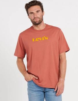 Camiseta de chico naranja LEVIS 'New logo'