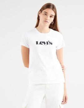 Camiseta blanca de chica LEVIS 'New logo'