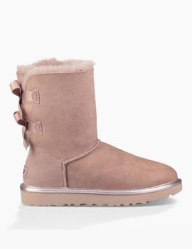 Botas de mujer UGG Bailey Bow II rosa metalico