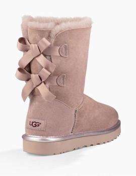 Botas de mujer UGG Bailey Bow II rosa metalico