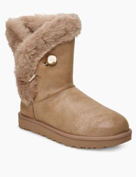 Botas de mujer UGG W classic  Fluff Pin Antique Pearl