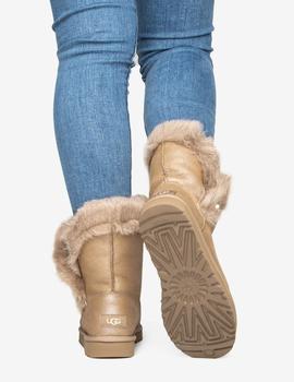 Botas de mujer UGG W classic  Fluff Pin Antique Pearl