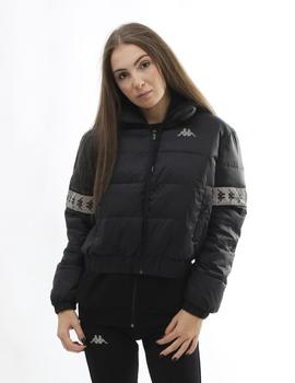 Cazadora Puffer KAPPA negra DOLTAN
