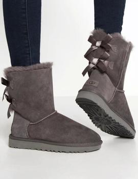 Bota de mujer UGG Bailey Bow II color Gris