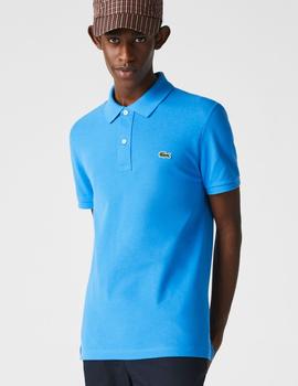 Polo Basico azul Slim Fit LACOSTE