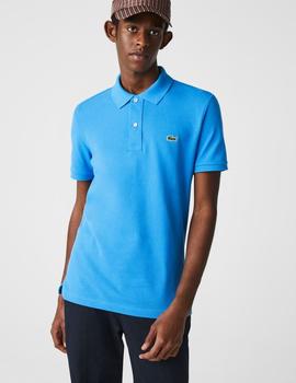 Polo Basico azul Slim Fit LACOSTE