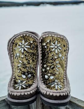 Bota Mou Eskimo inner wedge short  Stones&Crystals