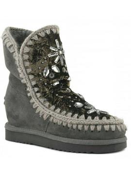 Bota Mou Eskimo inner wedge short  Stones&Crystals