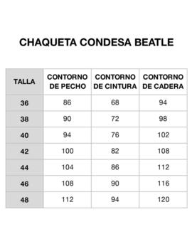 Chaqueta La Condesa BEATLE azul y oro