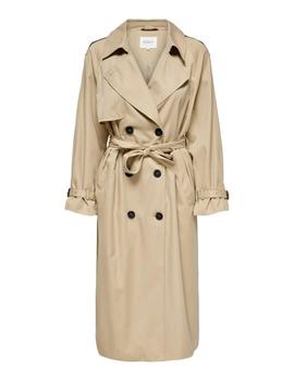 Gabardina Only Chloe Double Beige para Mujer