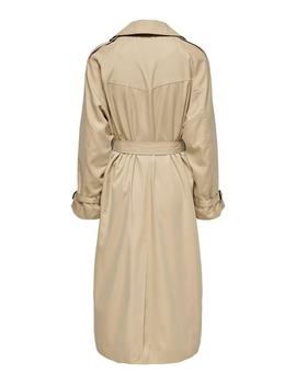 Gabardina Only Chloe Double Beige para Mujer