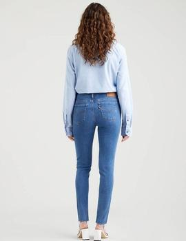 Vaquero Levis tiro medio Skinny 711 lavado medio