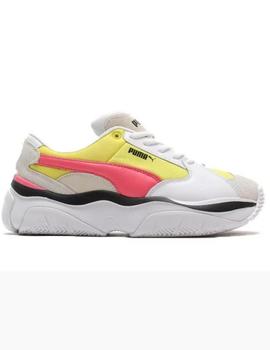 Zapatilla Puma Stormy Colorblock amarilla