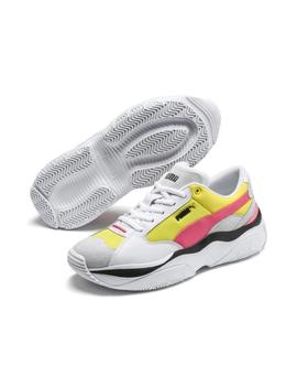 Zapatilla Puma Stormy Colorblock amarilla