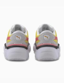 Zapatilla Puma Stormy Colorblock amarilla
